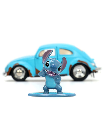 Jada Auto m. Figur - Disney - Stitch & 1959 VW Beetle - 1:32
