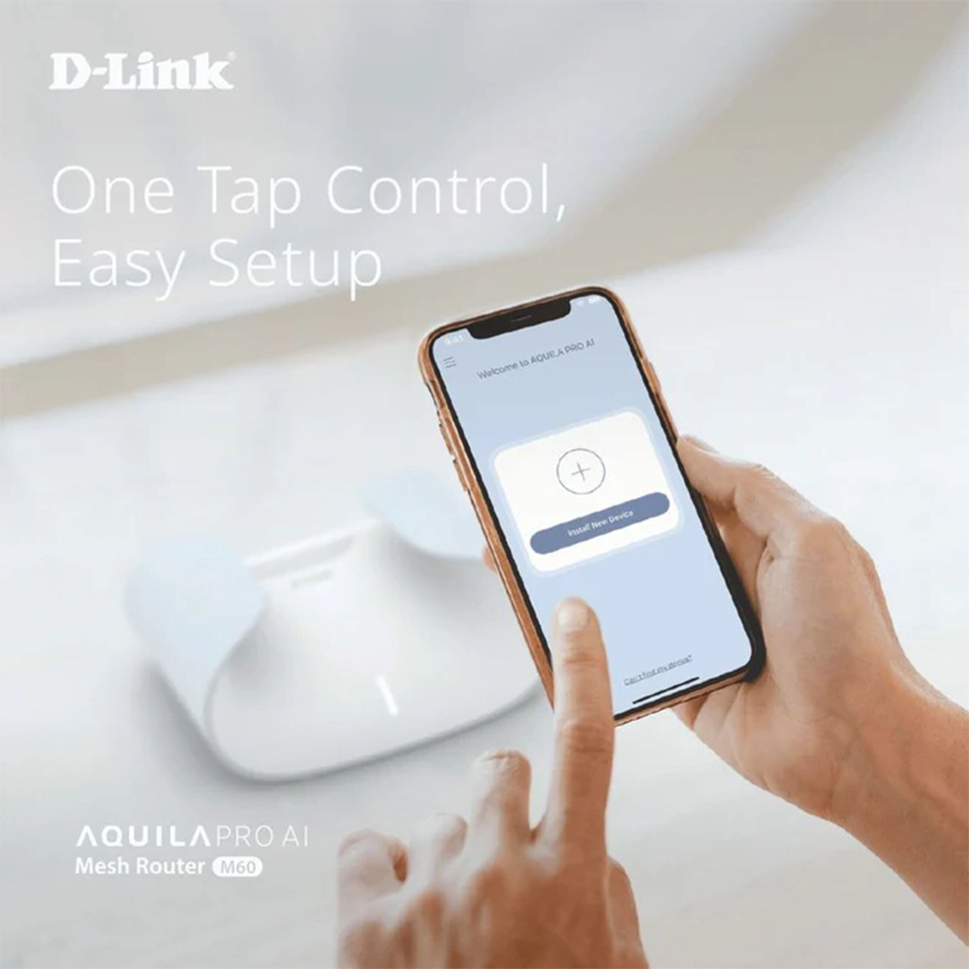 D-Link Aquila Pro AI AX6000 Wifi 6 Smart Mesh-ruter