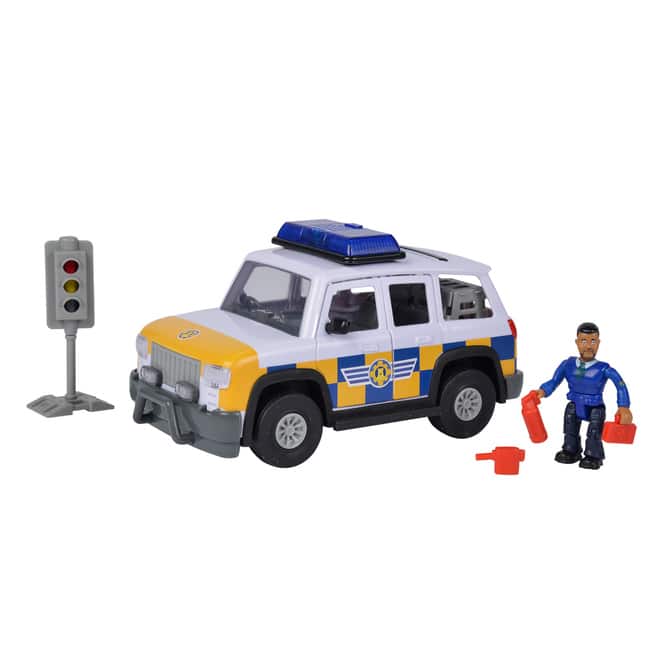 Feuerwehrmann Sam - Polizeiauto mit Figur