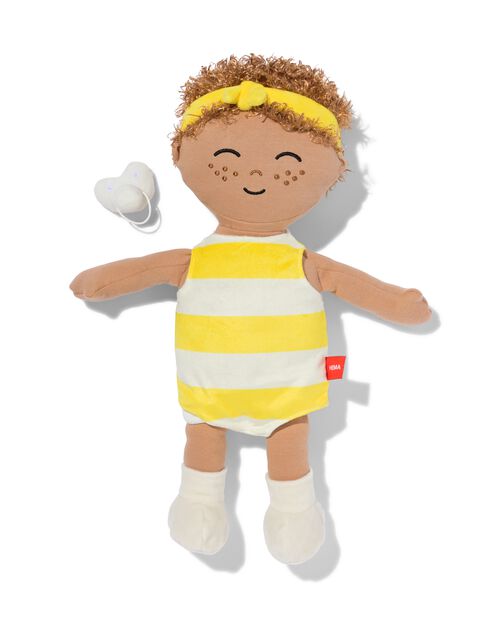 Poupée doudou jaune