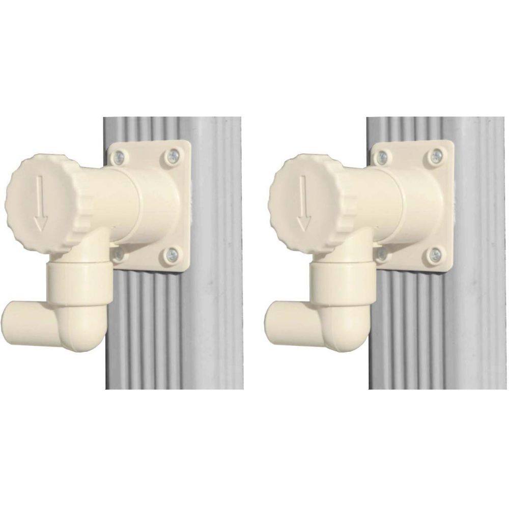 Récupérateur d'eau pour gouttière rectangulaire ou carrée lot de 2
