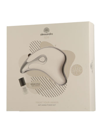 Alessandro Spa Nail Hand Foot Set mit Galvanic Handmassage-Gerät 15ml-1Stück