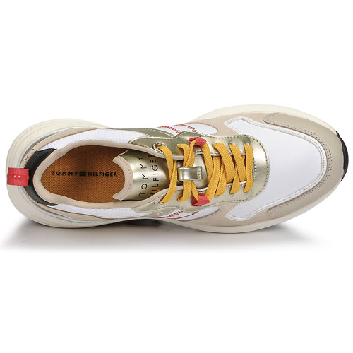 Tommy Hilfiger - METALLIC CASUAL RETRO RUNNER - Blanc