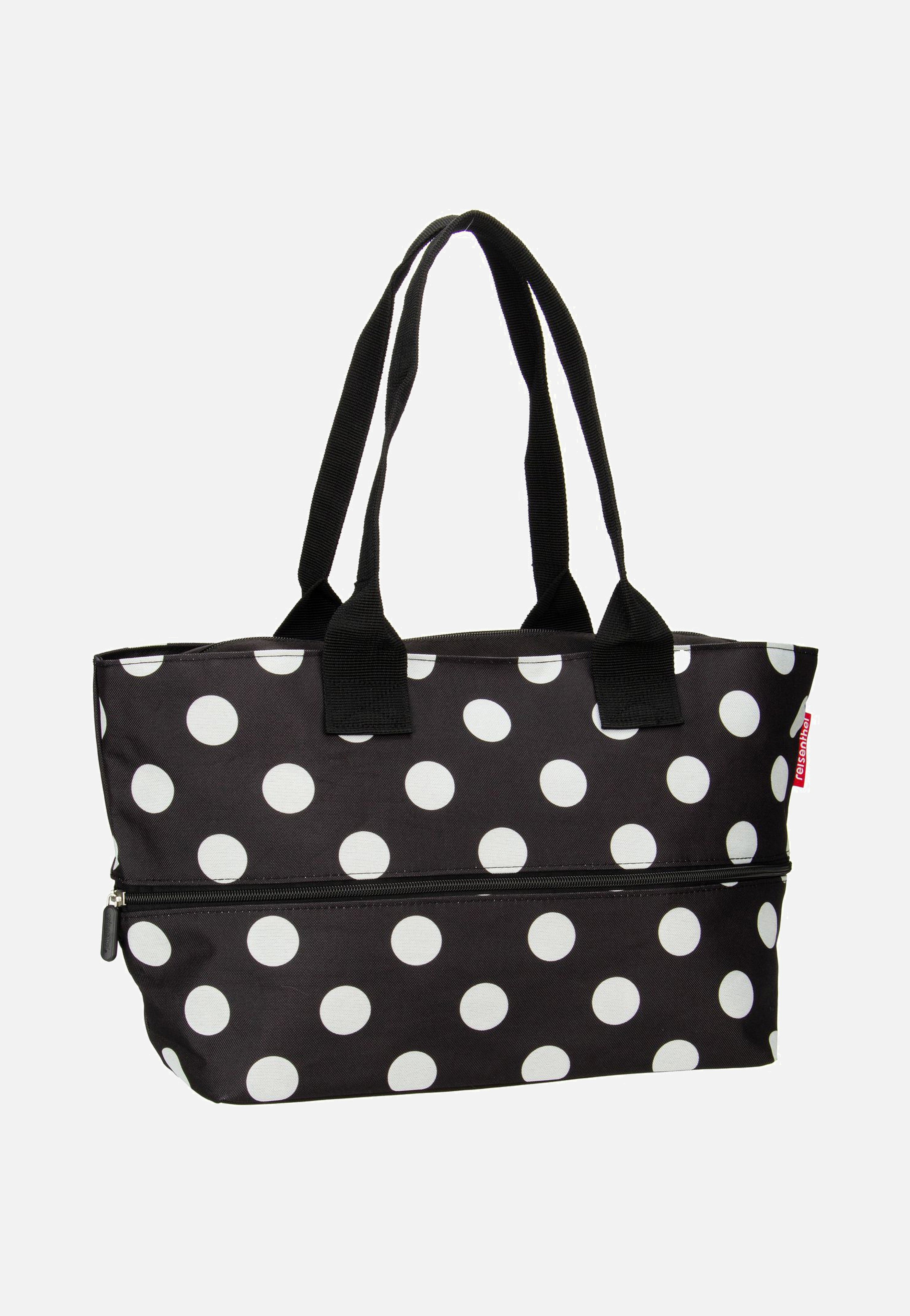 shopper e1 Dots White - Einkaufstasche