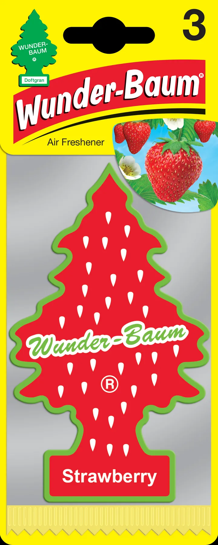 WunderBaum Dufttræ Jordbær - 3 stk.