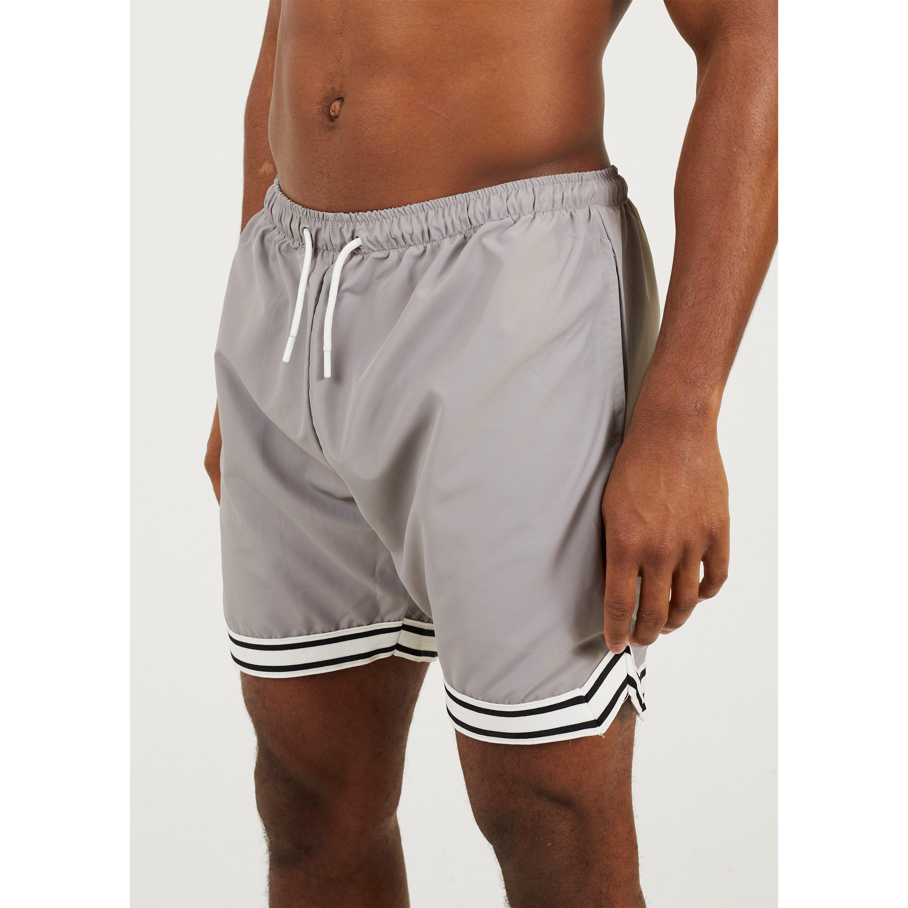 Brave Soul Swim Short with Stripe