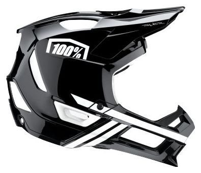 Casque Intégral 100% Trajecta Fidlock Noir/Blanc