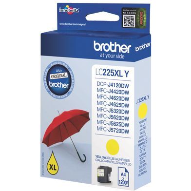 Cartouche Brother LC225XL haute capacité couleurs séparées pour imprimante jet d'encre