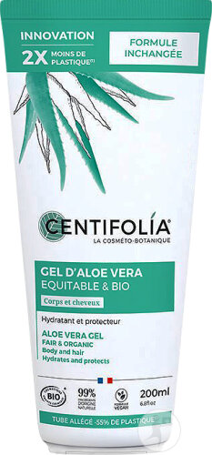 Centifolia Gel D'Aloe Vera Corps Et Cheveux Bio Tube 200ml