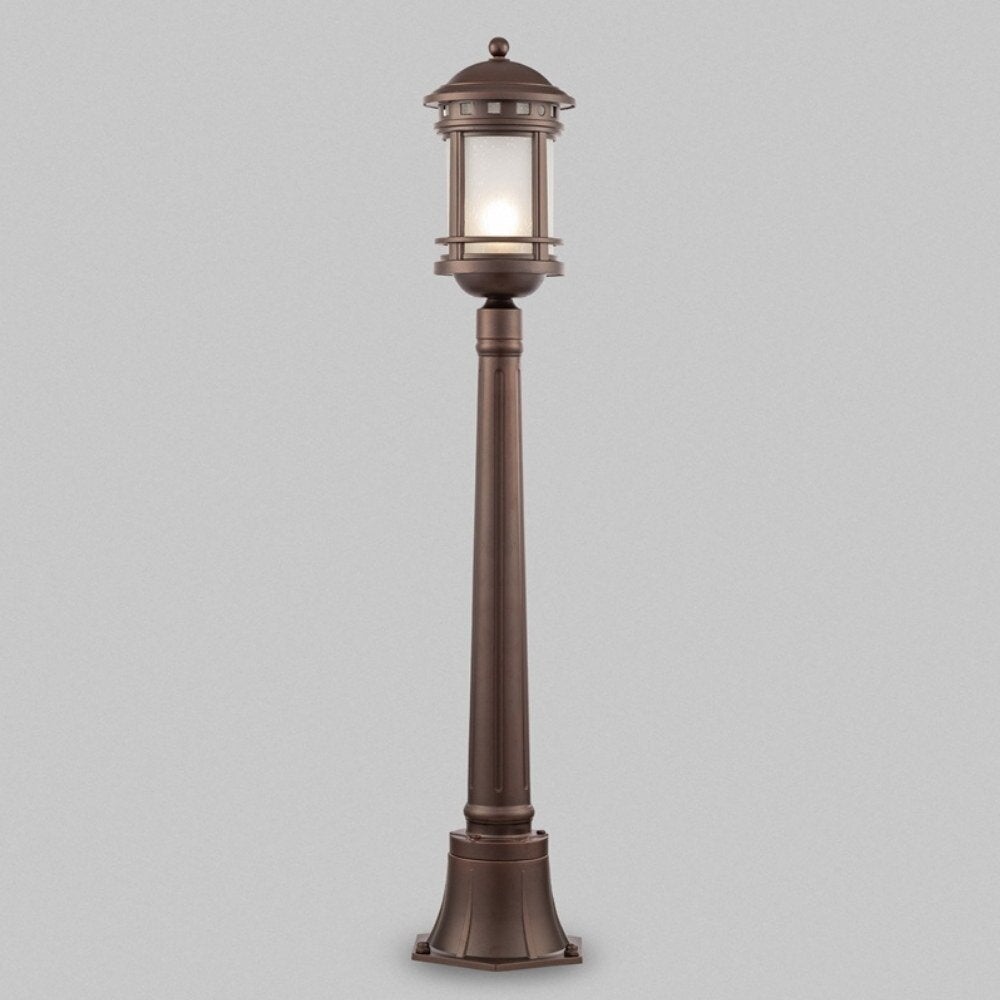 Salamanca paalverlichting in bruin E27 IP44