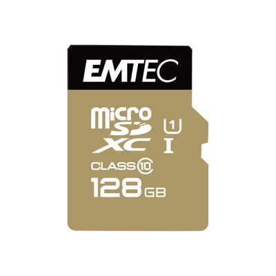 Emtec Elite Gold - carte mémoire 128 Go - Class 10 - micro SDXC