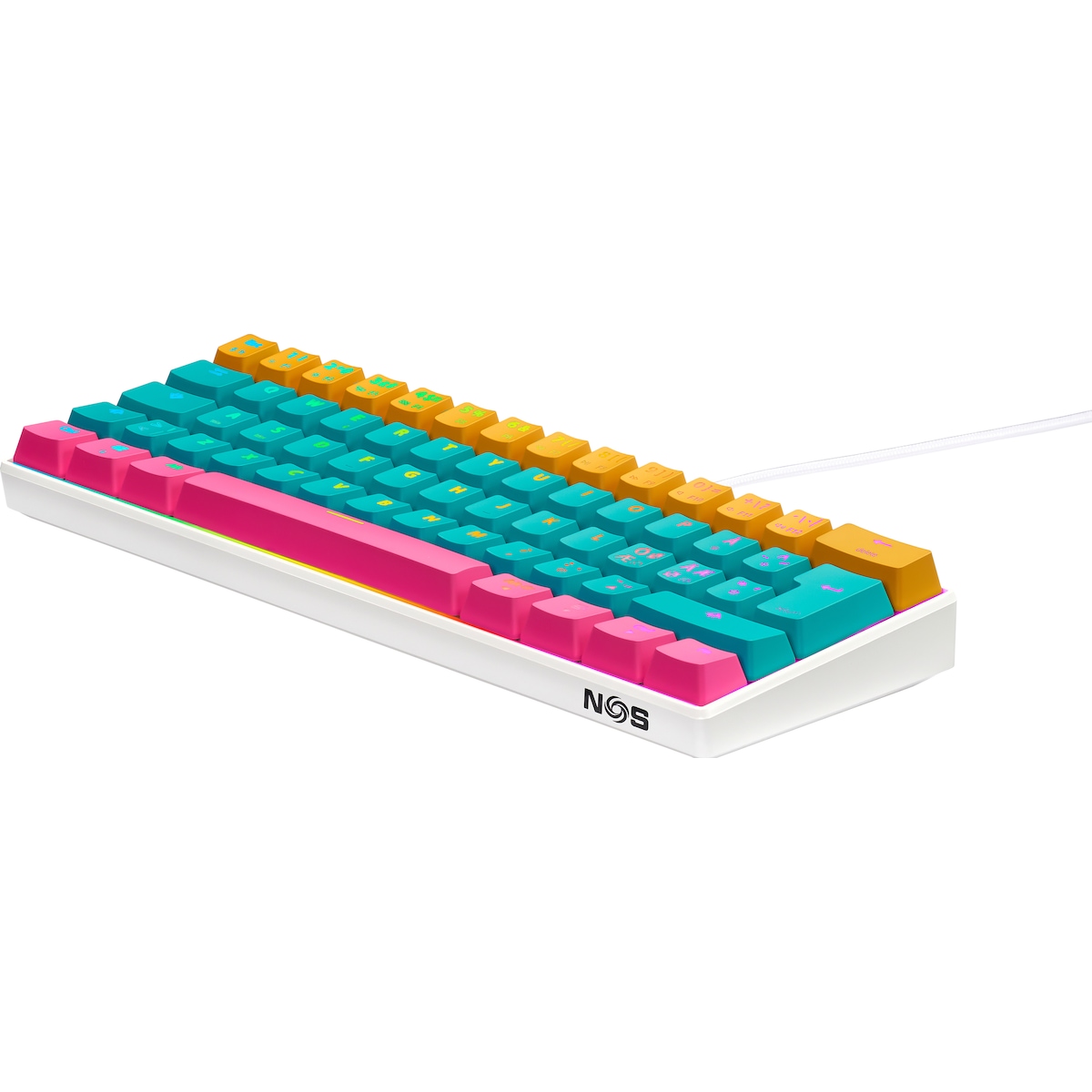 NOS C-450 Mini PRO RGB gamingtastatur (jolly roger)