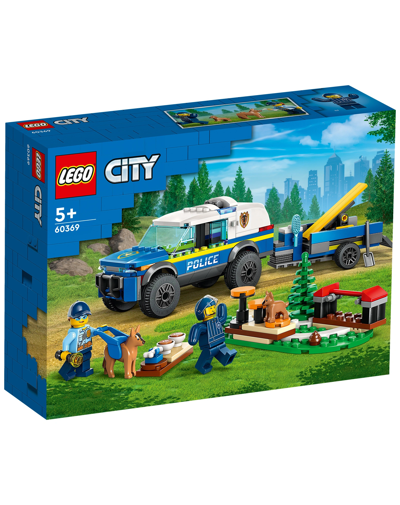 LEGO® City 60369 Mobiles Polizeihunde-Training