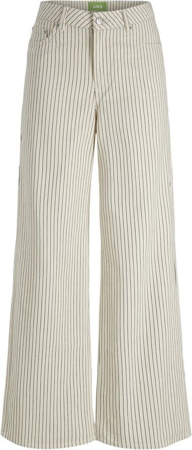 JJXX JXMADDY TOKYO MW PANT PNT Blanc de blanc/black pinstripe