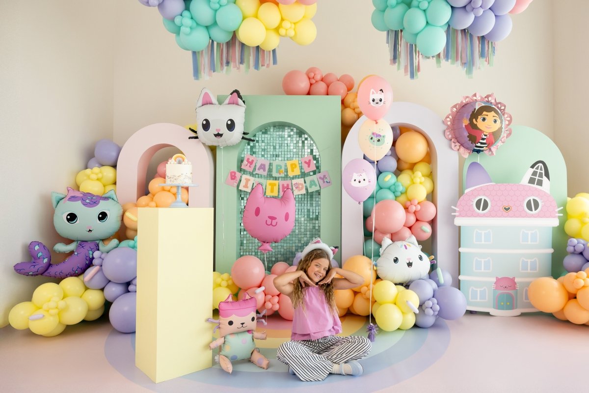 Gabby'S Dollhouse Helium Ballon Baby Box & Kat Leeg 35cm