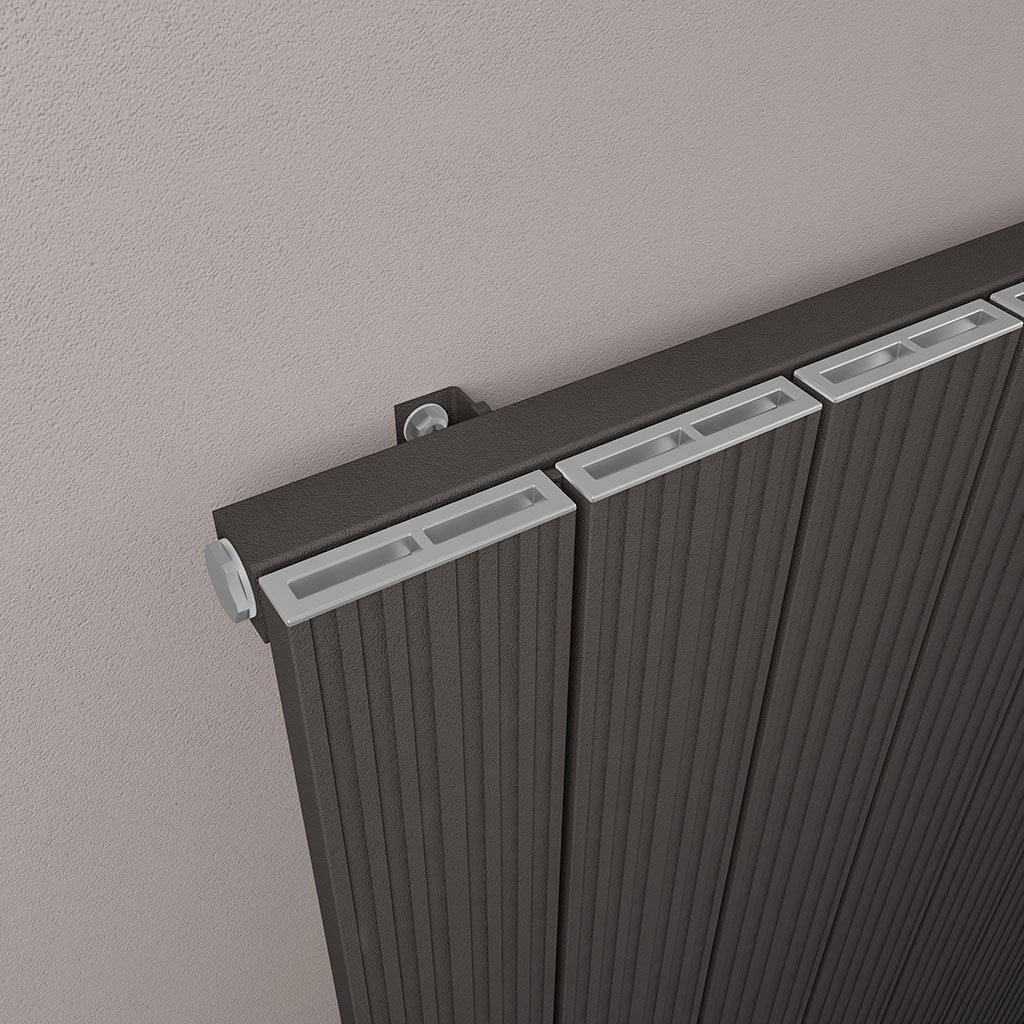 Eastbrook Mersey paneelradiator 57x180cm 1552W antraciet