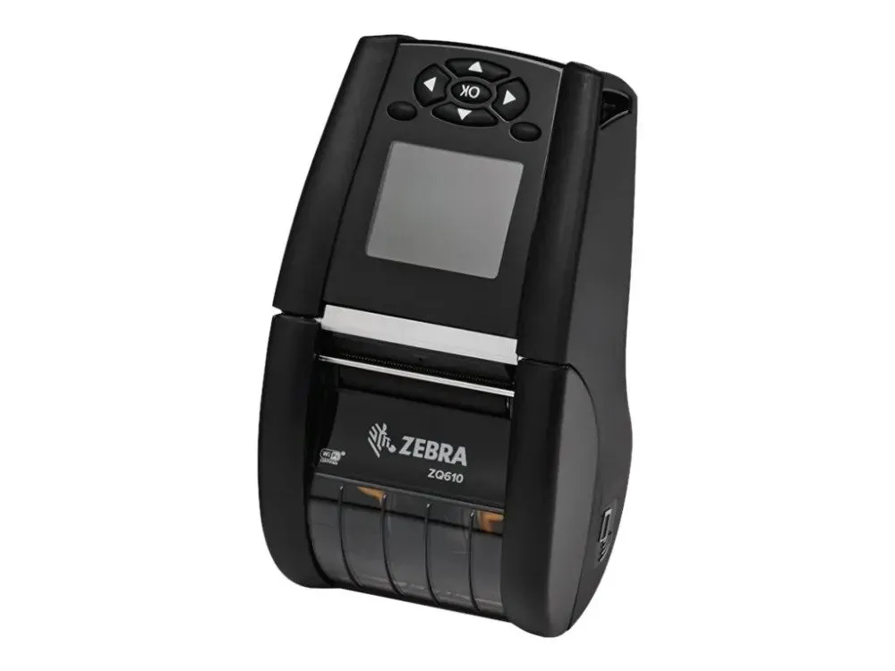 [OUTLET] - Zebra ZQ600 Series ZQ610 - Etiketprinter - direkte termisk - Rulle (5,54 cm) - 203 dpi - op til 115 mm/sek. - USB, NFC, RS232C, Wi-Fi(ac), Bluetooth 4.1 LE