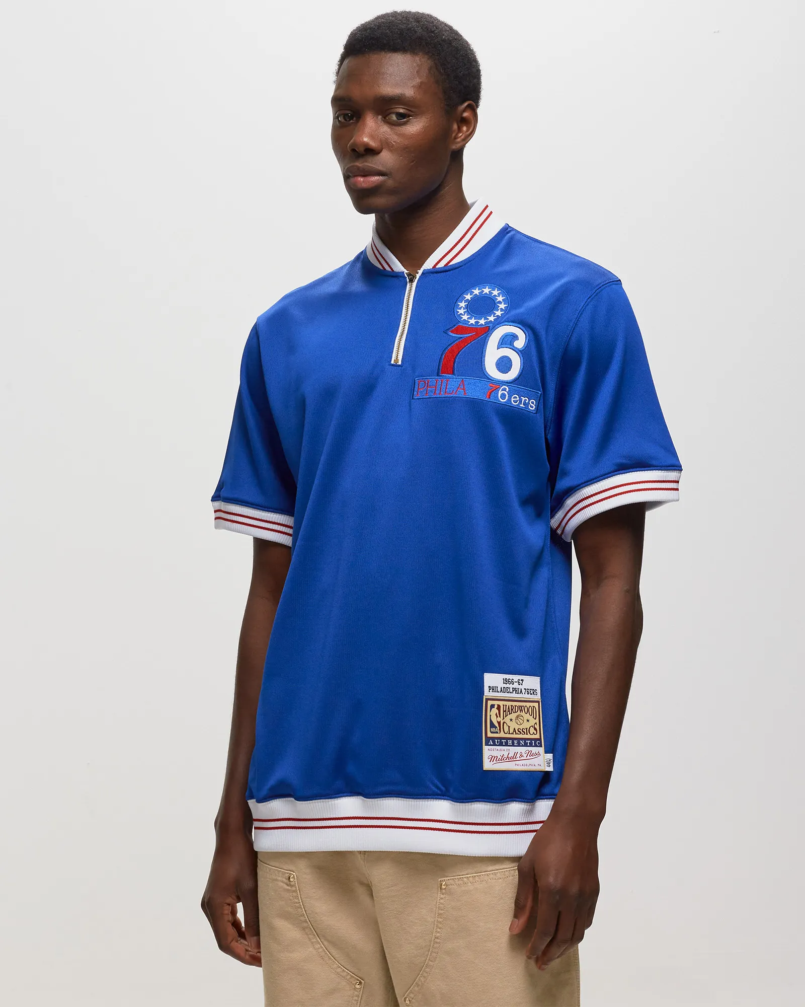 Mitchell & Ness NBA SHOOTING SHIRT 76ERS 1966