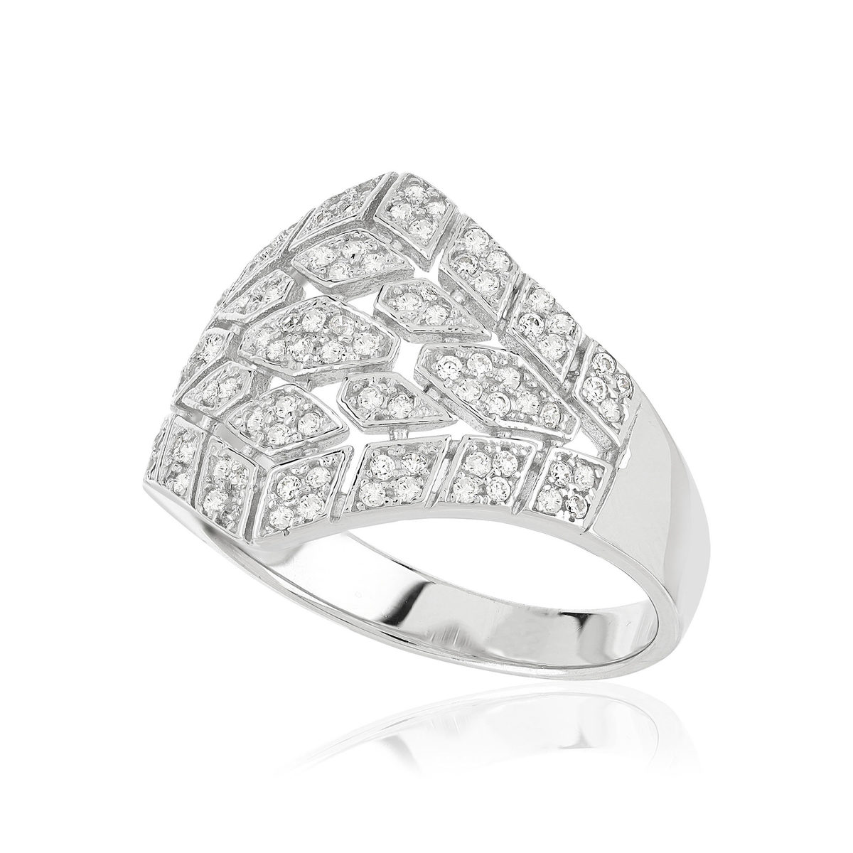 Bague argent 925 et zirconias