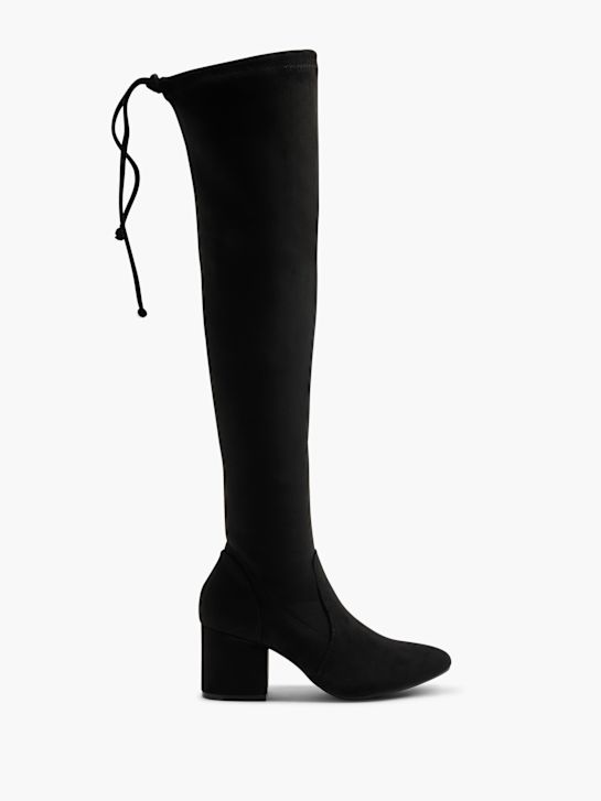 Graceland Overknee-Boot Schwarz