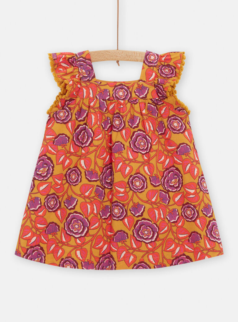 Robe à imprimé fleuri pour bébé fille