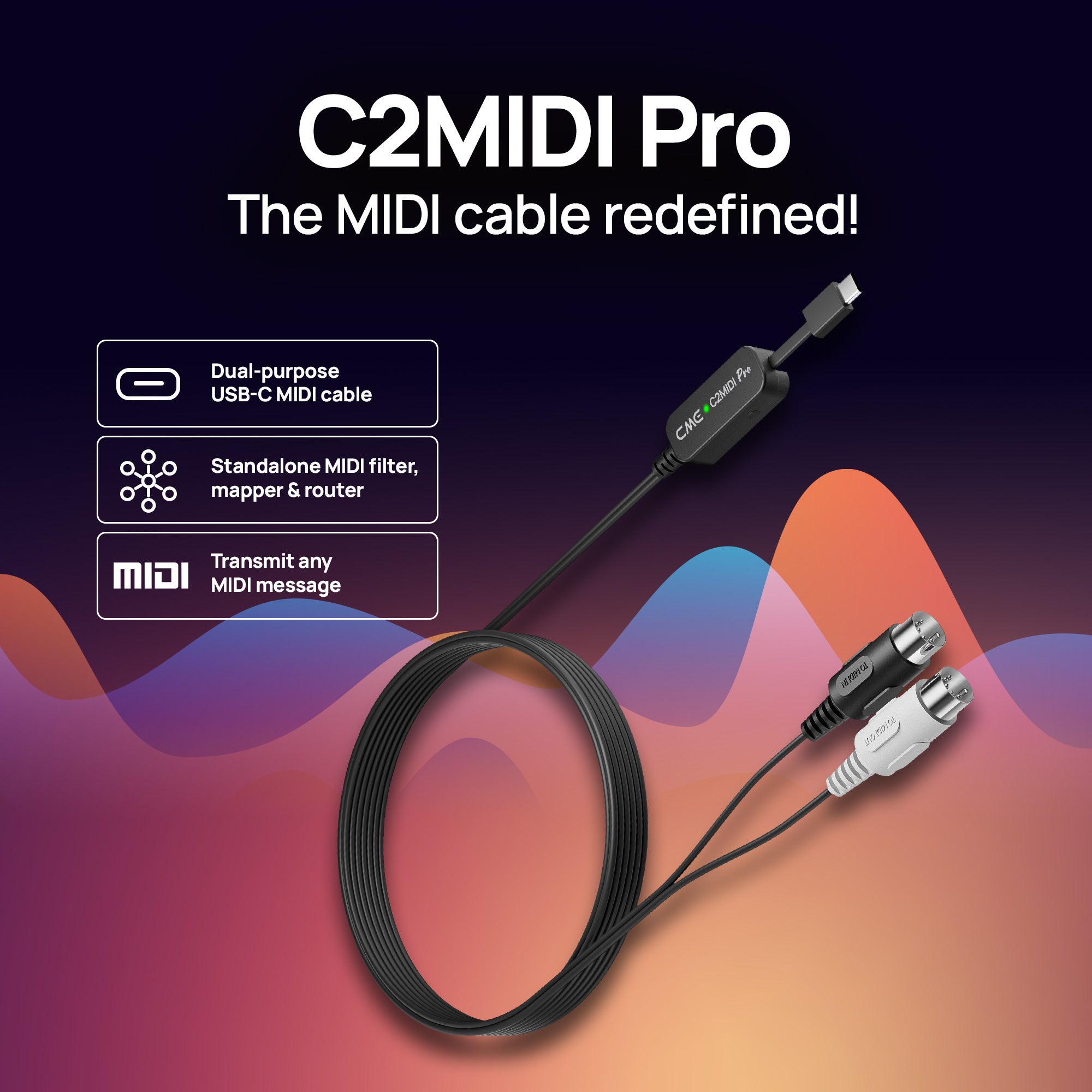 CME C2MIDI Pro MIDI-interface