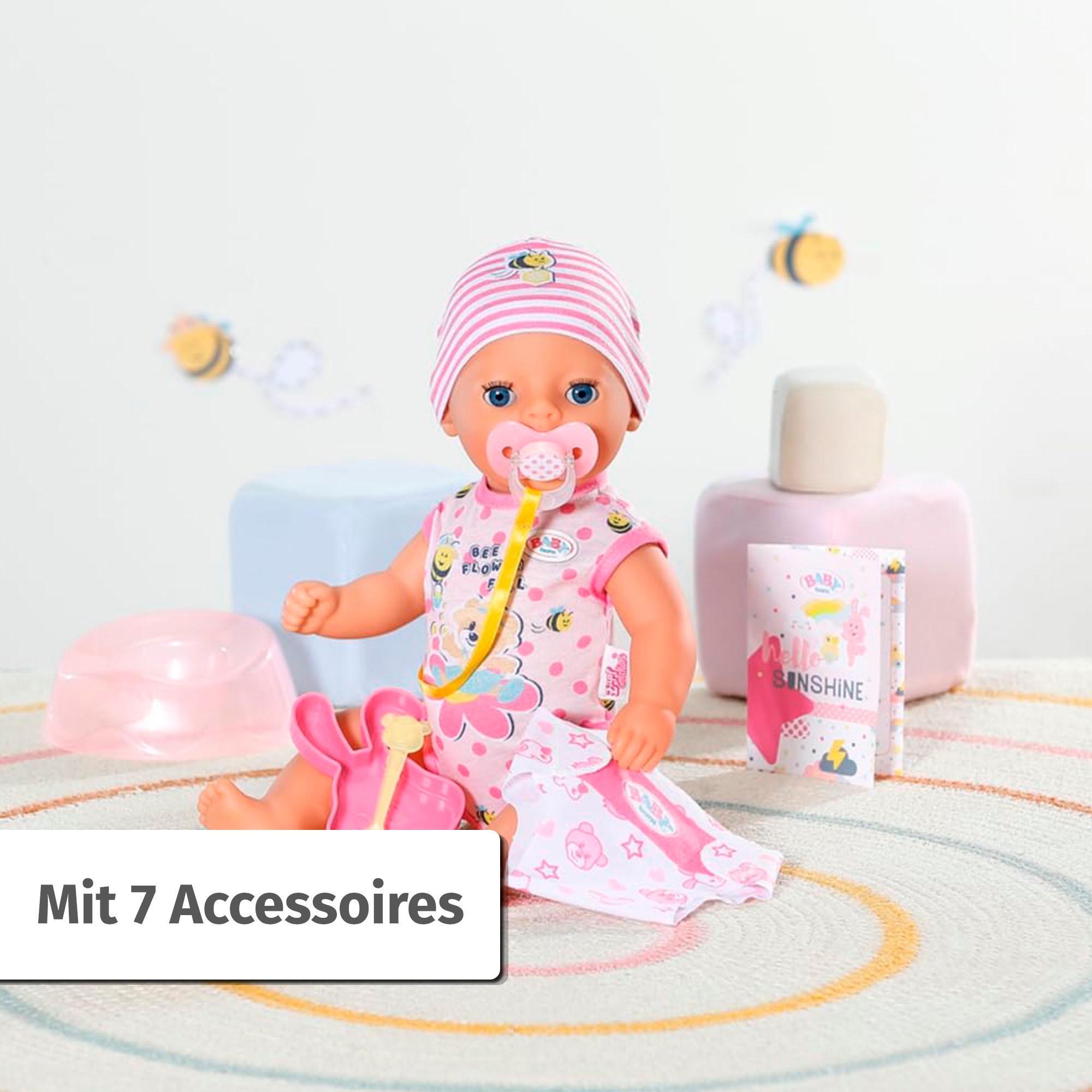 Baby Born Babypuppe »Little Baby Girl, Lena, 36 cm« mit 7 Funktionen