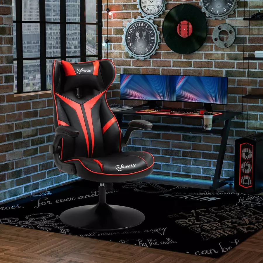 Vinsetto Gaming Stuhl ergonomisch schwarzrot