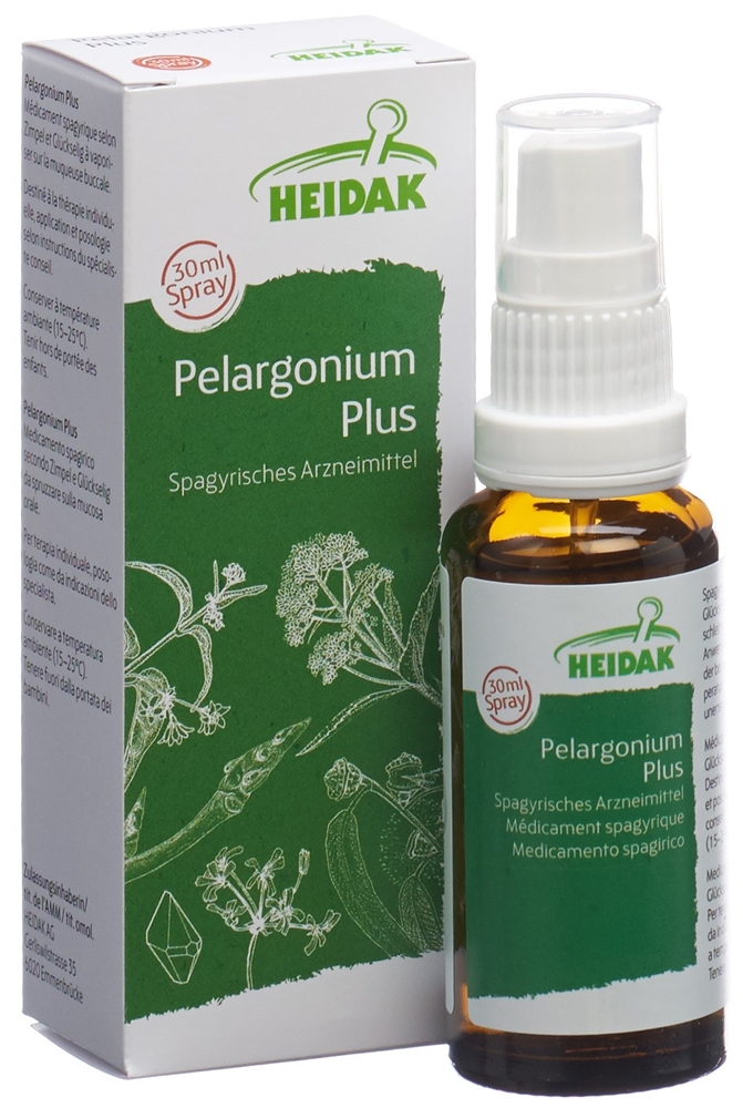 HEIDAK Pelargonium plus Spray Fl 30 ml