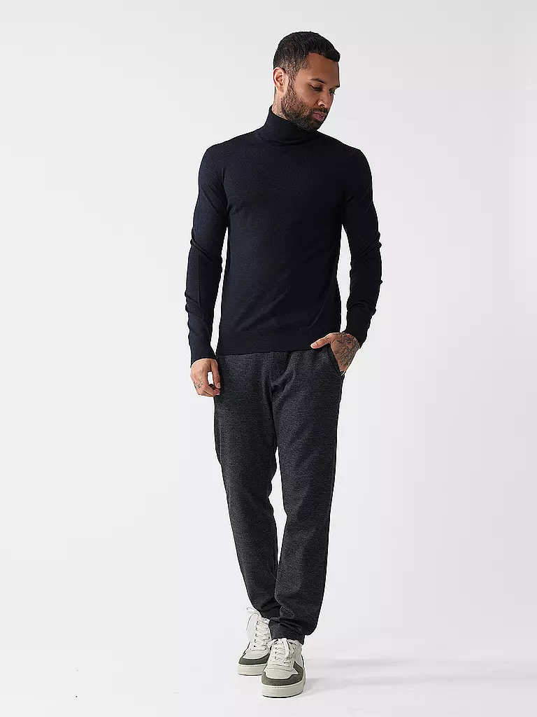 TIGER OF SWEDEN Rollkragenpullover NEVILE dunkelblau