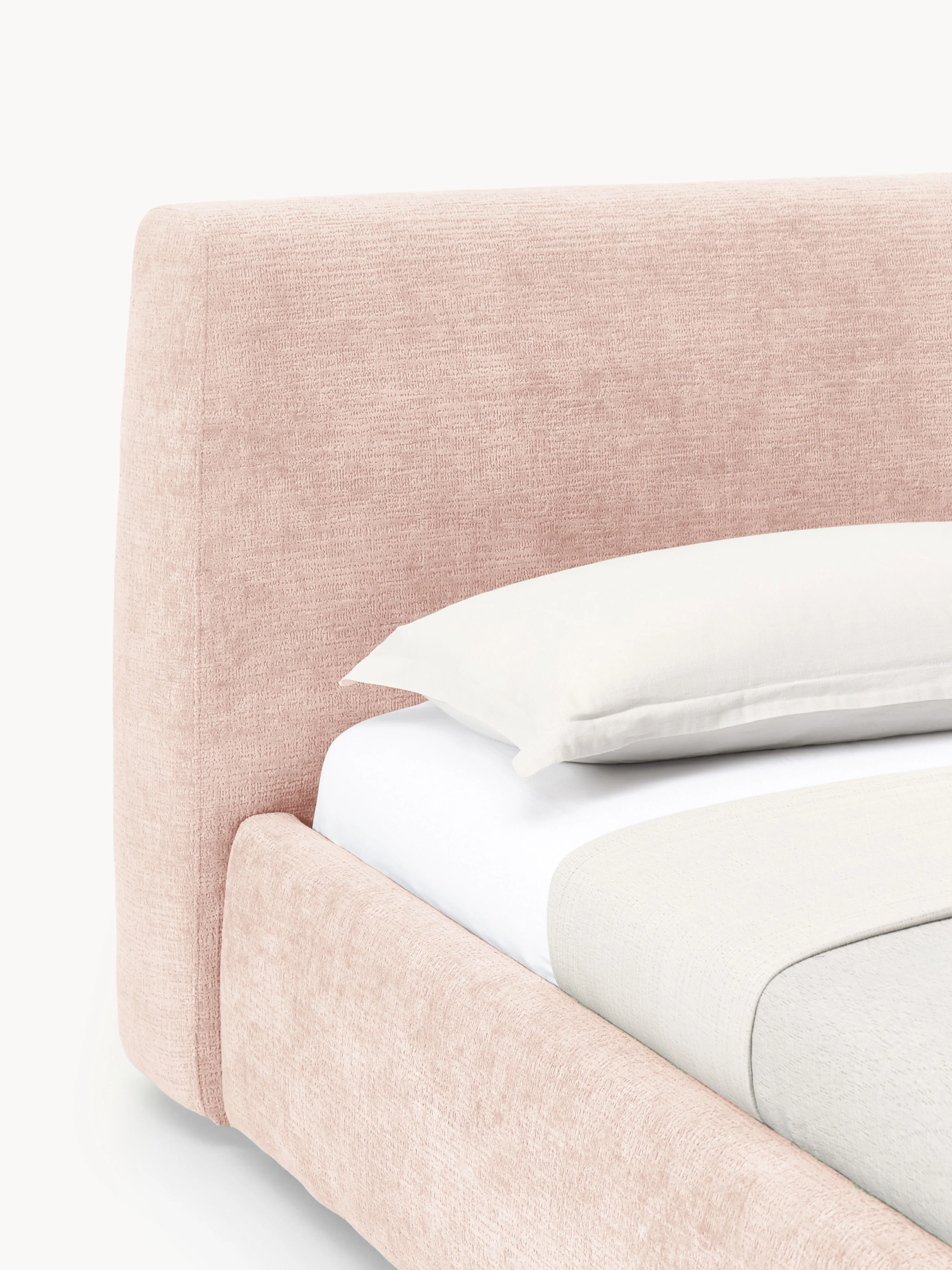 Gestoffeerd bed Cloud met opbergruimte