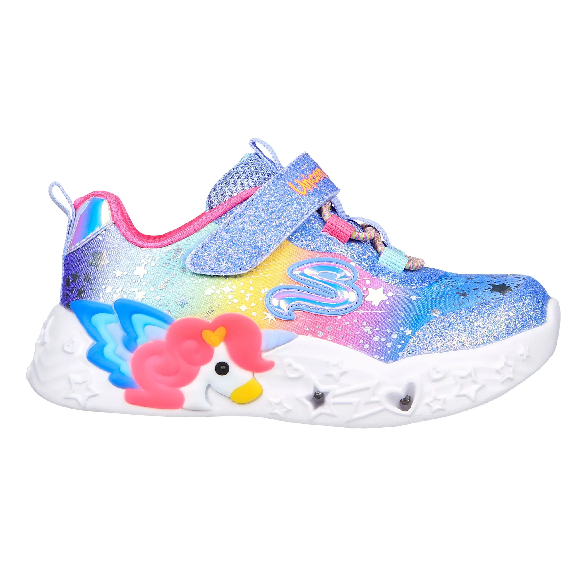 Skechers Soulier Unicorn Charmer avec Lumières Pointures 5-10