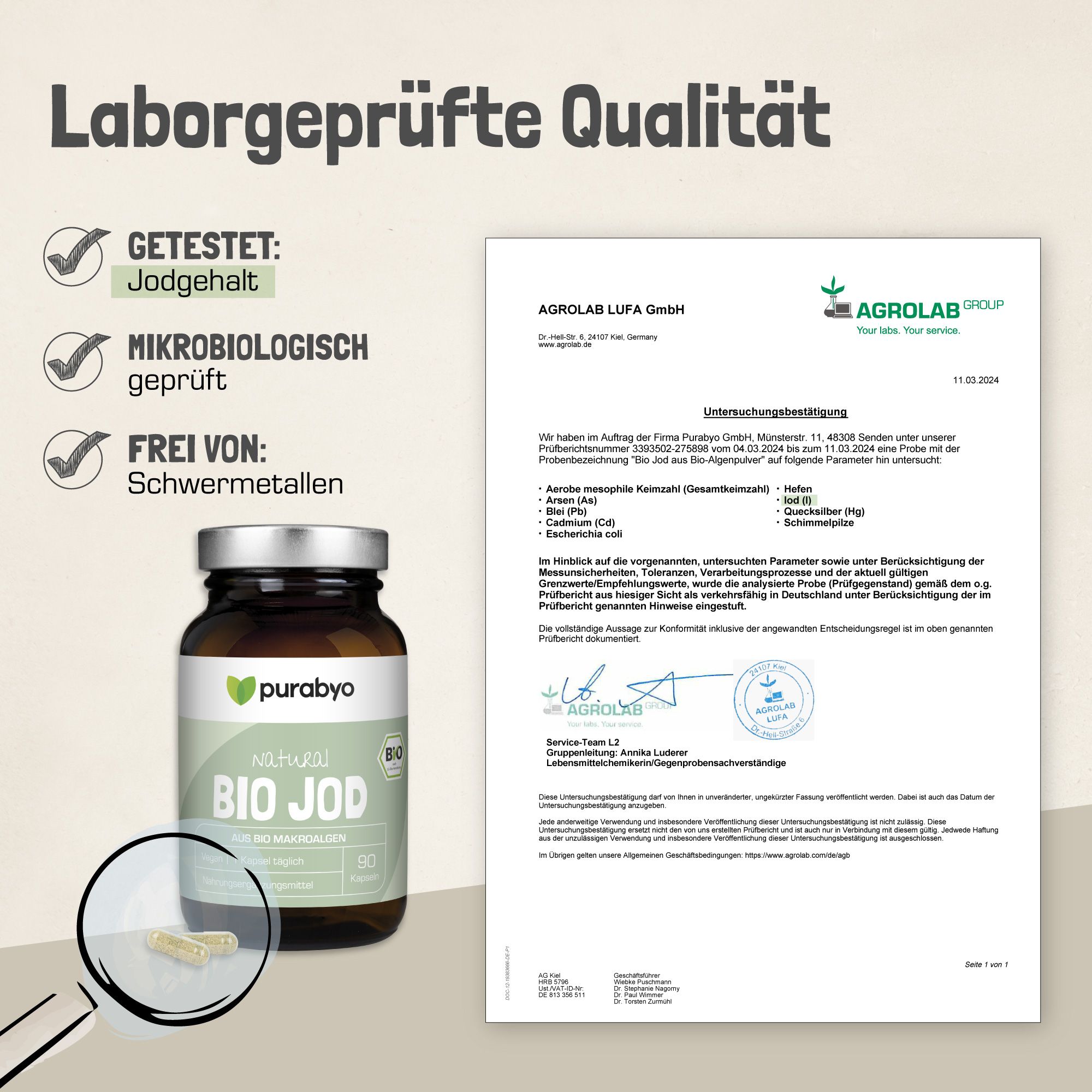 Purabyo Bio Jod Kapseln