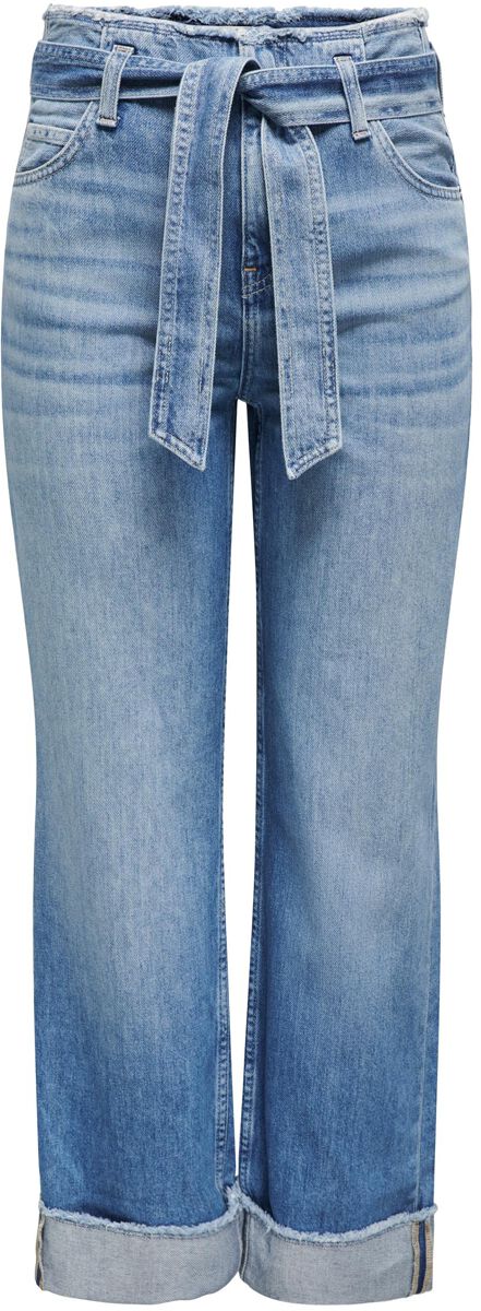 Onlmaddie Ex HW Wide Belt Fold UP DNM | Only Jean