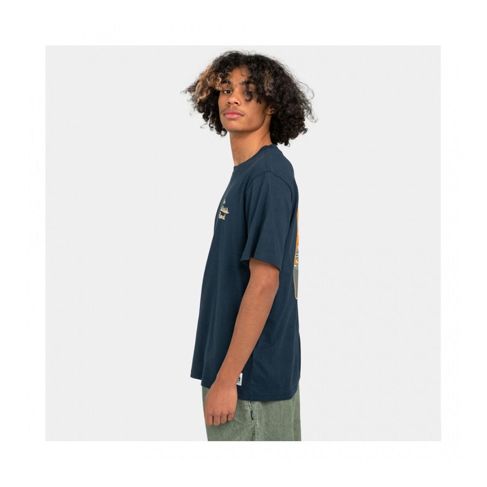 Element TIMBER NOVEL - Tee-shirt Homme eclipse navy