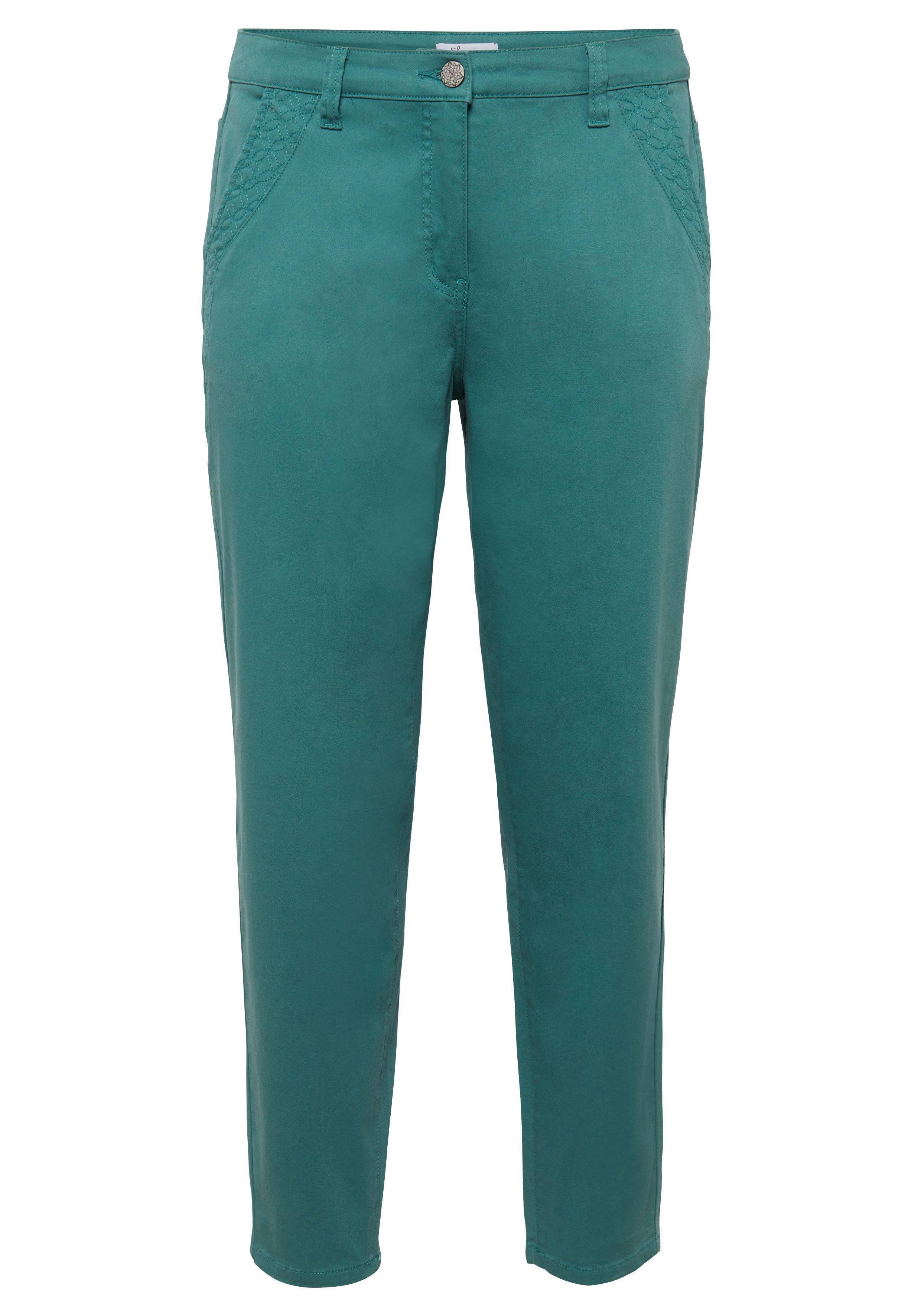 Hose im Mom-Schnitt mit High-Waist-Bund