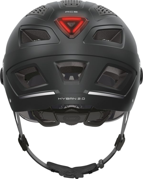 Abus Hyban 2.0 Ace Cykelhjelm, Velvet Black