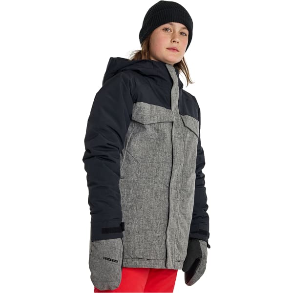 Veste snowboard BURTON BOYS' COVERT 2.0 2L JACKET TRUE BLACK/BOG HEATHER
