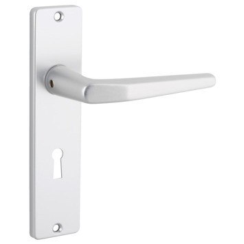Insteekslot Set dag/nachtslot met aluminium slotplaat incl. kruk Doorn 50mm