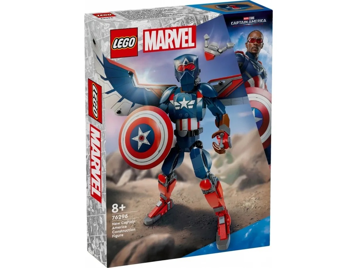 LEGO Super Heroes Marvel 76296 Byg selv-figur af den nye Captain America