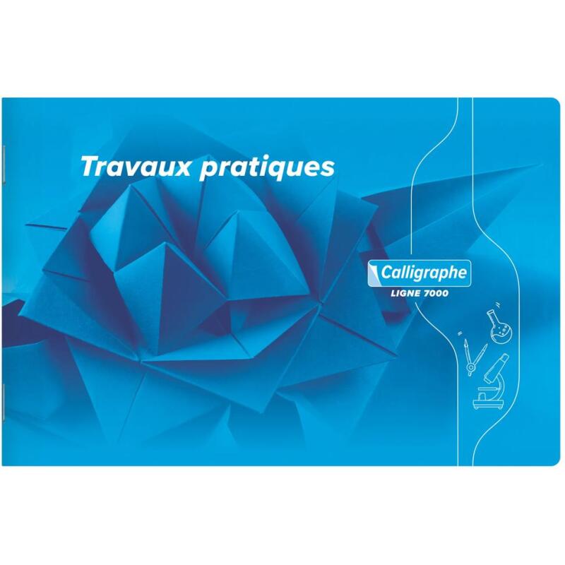 Cahier Travaux Pratiques piqué 7000 à l'italienne 24x16cm 32 pages uni 70 g - Assortis