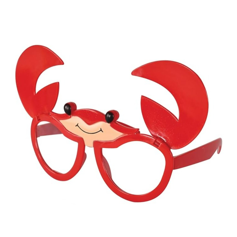 Photo Booth Sommer Brille Party Fotorequisite Verkleidungs Accessoire für lustige Bilder - Krebs