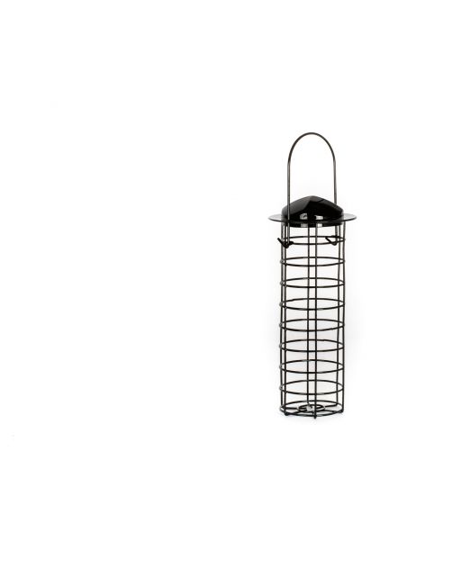 Wildbird Vetbolhouder Bremen - Voersilo - 10x26 cm Zwart
