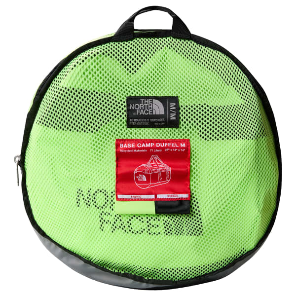 Duffel THE NORTH FACE BASE CAMP DUFFEL M SAFETY GREEN/TNF BLACK