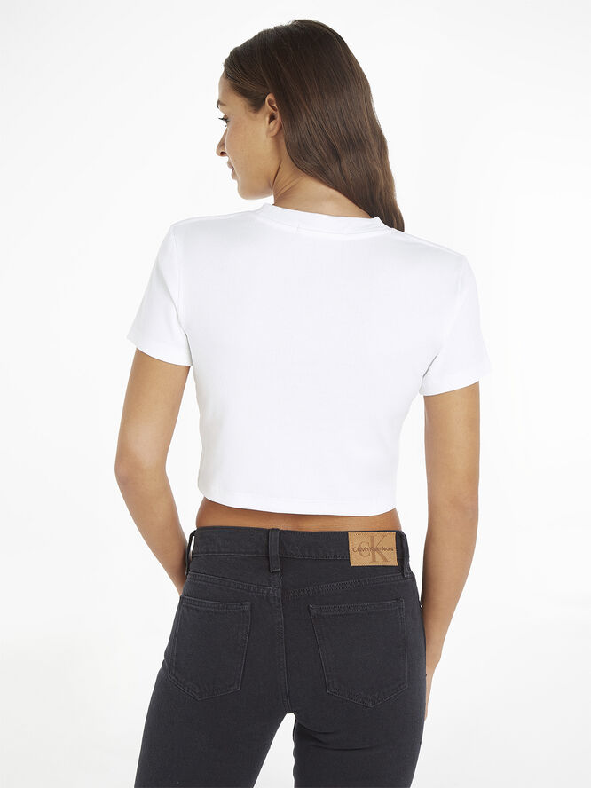Calvin Klein T-shirt with badge logo Yaf