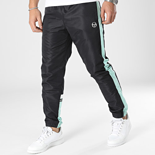 Pantalon Jogging A Bandes Den 39917 Noir Vert