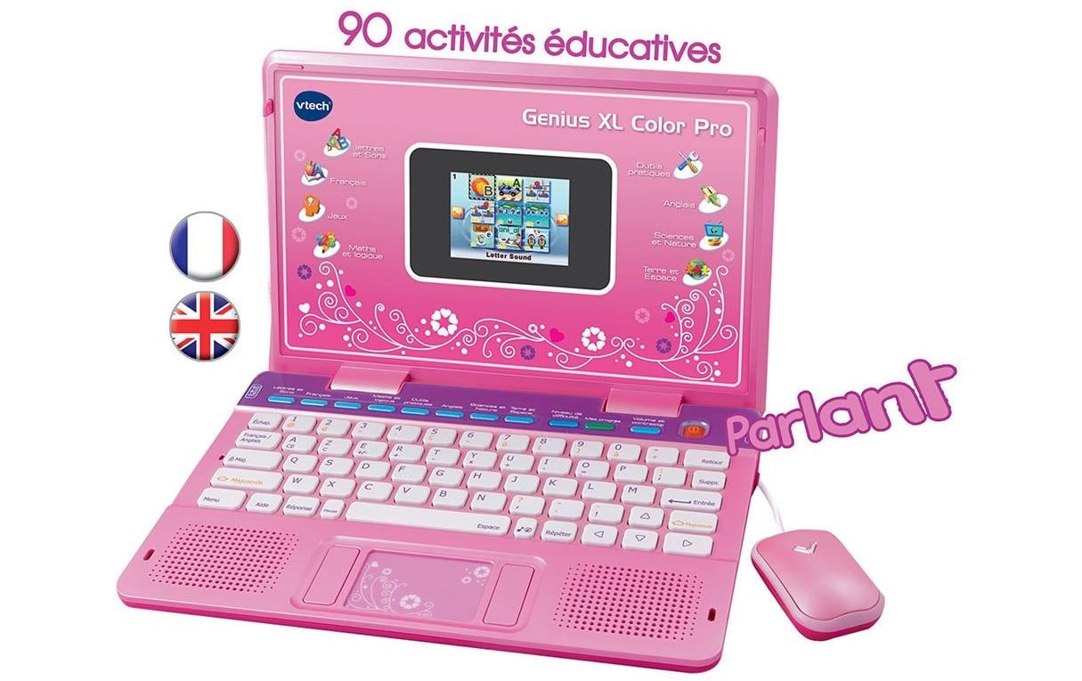 Genius XL Ordi éducatif bilingue RosaLernlaptop