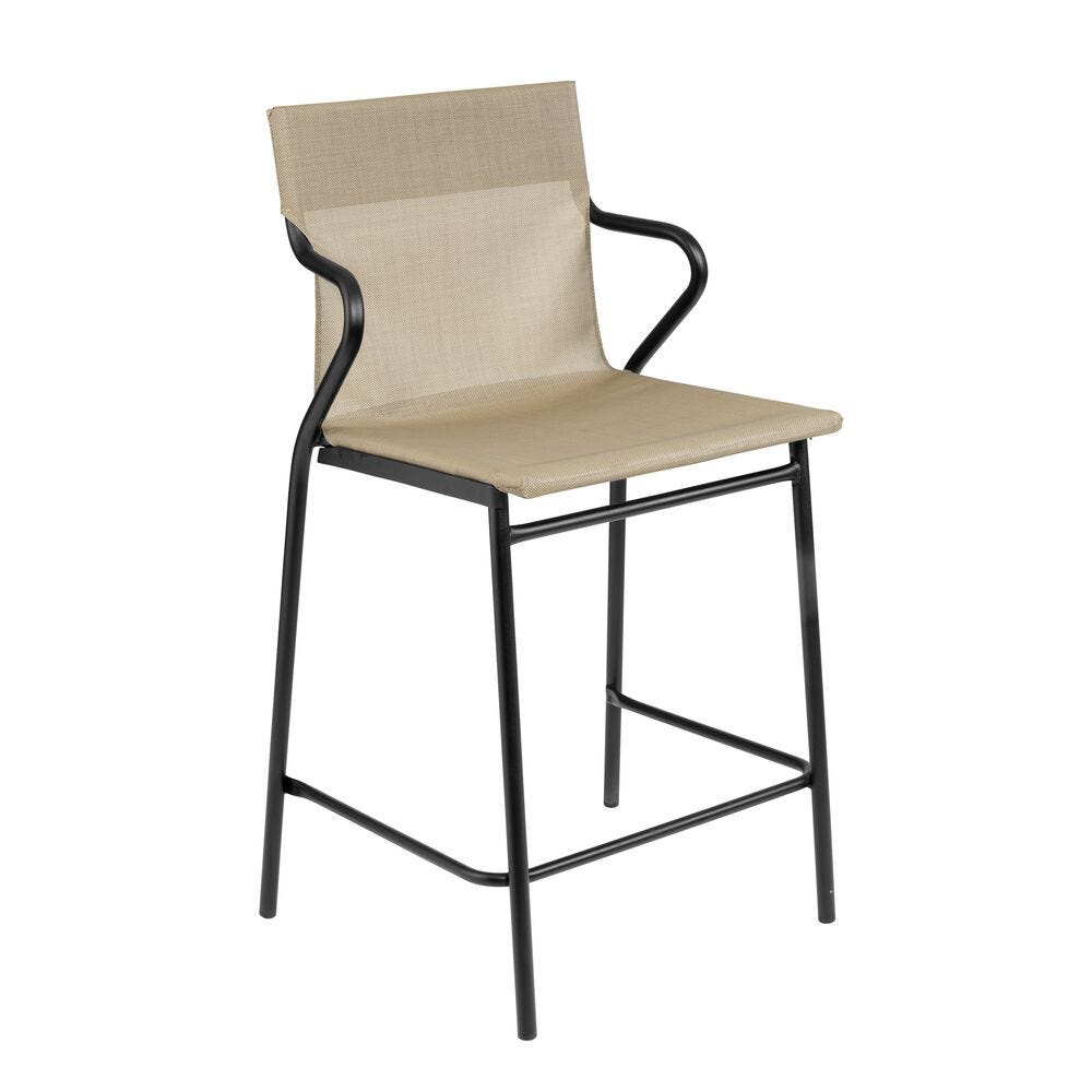 Mittelhoher Sessel mit Großem Sitzkomfort Horizon Middle Batyline® Duo Braun Noisette-Noir