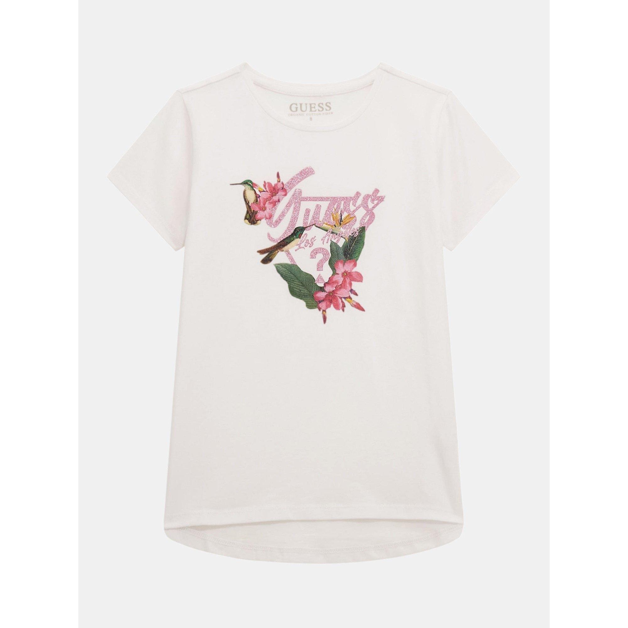 Guess Short Sleeve Graphic T Shirt Juniors