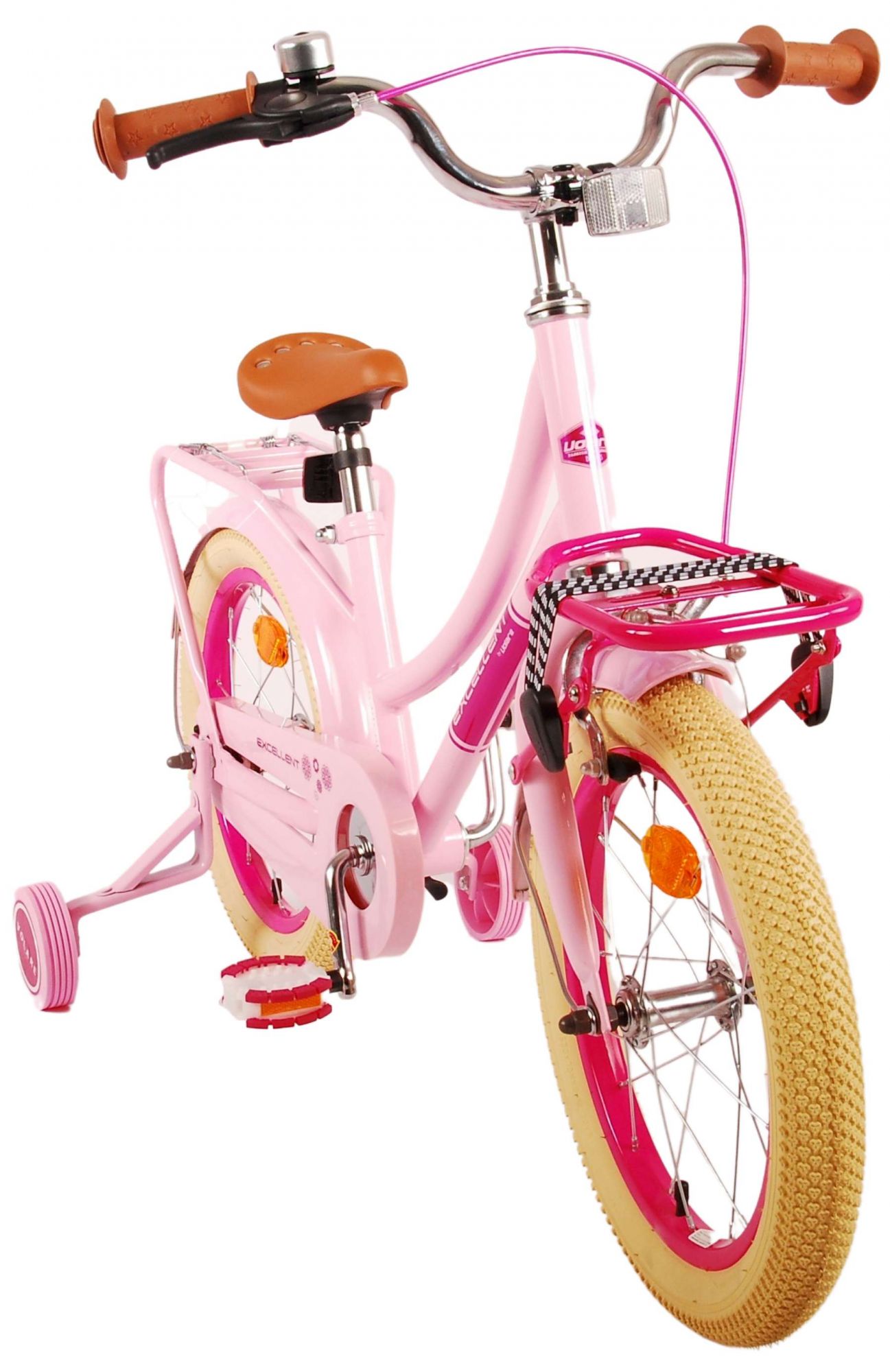 TPFSports Excellent Kinderfahrrad - Mädchen - 16 Zoll - Rücktritt + Handbremse - Grün